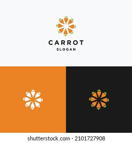 Plantilla de diseño plano de icono de logotipo restringido