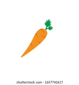 carrot logo icon vector illustration design template