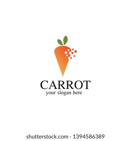 Carrot Logo Template Design Vector