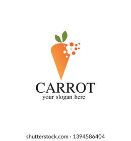 Carrot Logo Template Design Vector