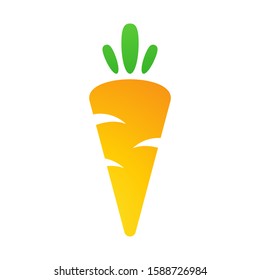 Carrot logo template vector icon design