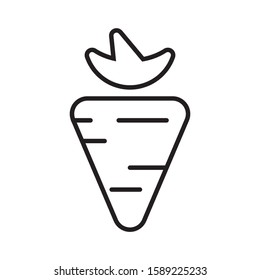 Carrot logo template vector icon design