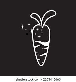 Carrot logo template vector icon design