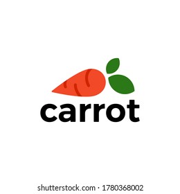 carrot logo vector icon illustration