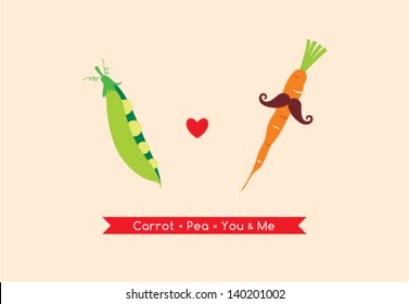 carrot loves pea