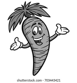 Carrot Mascot Illustration