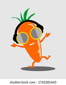 CARROT MUSIC LISTENER VECTOR LOGO