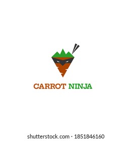 Ilustración vectorial del logotipo de Ninja de restricción