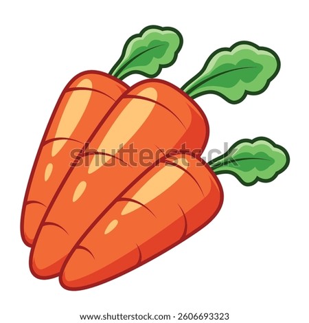 carrot, orange carrot, carrots 2d vector cartoon