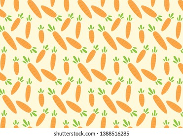 Carrot orange vector illustration on a white background