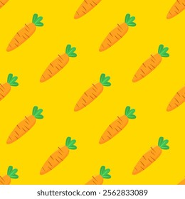 carrot pattern Background. flat illustration carrot background. seamless pattern carrot. seamless pattern of carrot.