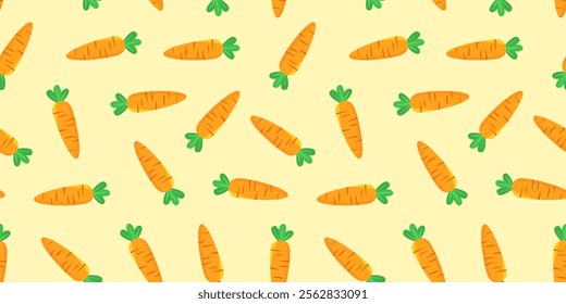 carrot pattern Background. flat illustration carrot background. seamless pattern carrot. seamless pattern of carrot.