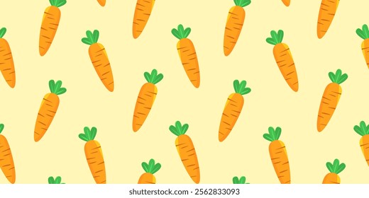 carrot pattern Background. flat illustration carrot background. seamless pattern carrot. seamless pattern of carrot.