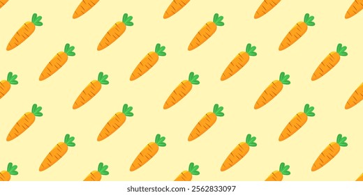 carrot pattern Background. flat illustration carrot background. seamless pattern carrot. seamless pattern of carrot.