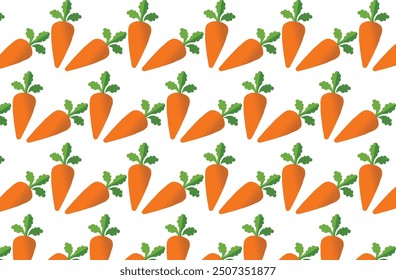 carrot pattern design, vegetable pattern design 