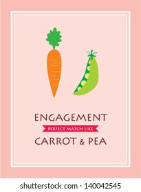 carrot and pea a perfect match