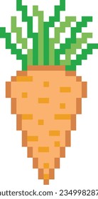Carrot Pixel, Vektorbild oder Clipart