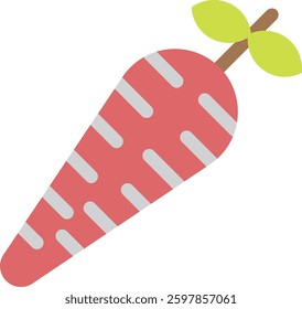 A carrot is a root vegetable known for its crunchy texture and sweet flavor. Rich in vitamins, fiber, and antioxidants, it promotes eye health, digestion, and overall nutrition in various dishes.