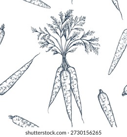 Carrot seamless pattern 
