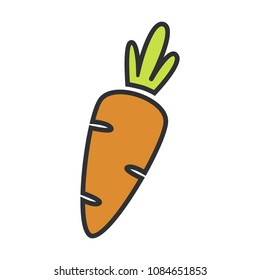Carrot simple icon