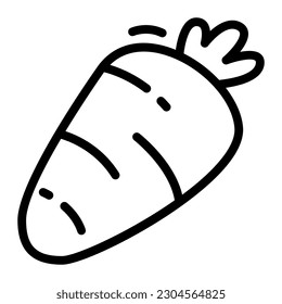 Carrot Simple Line Symbol Logo Symbol