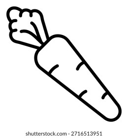 Karotte Einfache Vektorsymbol-Sammlung