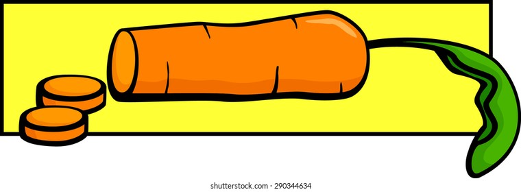 carrot with slices