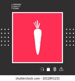 Carrot symbol icon