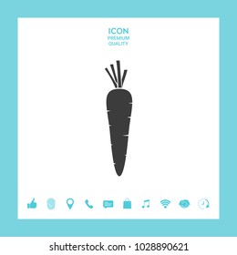 Carrot symbol icon