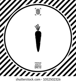 Carrot symbol icon