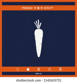 Carrot symbol icon