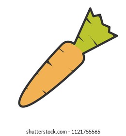 carrot symbol vector. logo. wallpaper background.