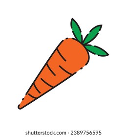 carrot thanksgiving icon vector template illustration logo design