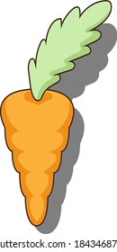 Carrot vector cartoon good for design assets