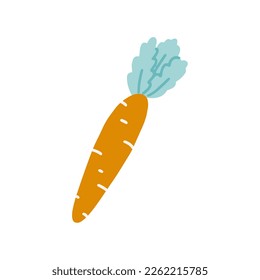 Ilustración dibujada a mano plana vectorial sobre fondo blanco