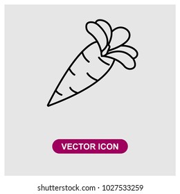 Carrot Vector Icon