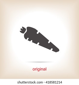 carrot vector icon