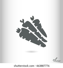 carrot vector icon