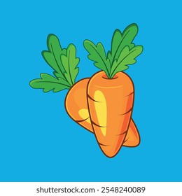 Carrot vector icon design element