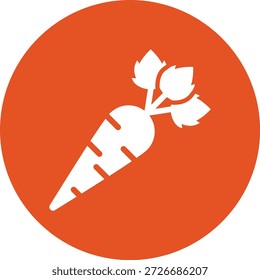 Karotte Vektor Symbol Design Illustration