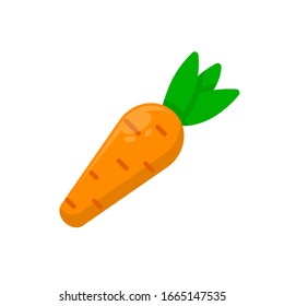 carrot vector icon fruit and vegetable