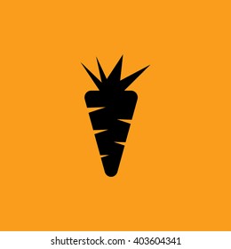 Carrot Vector Icon, Carrot Vector  illustration