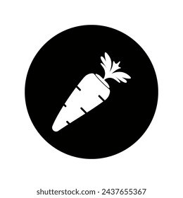 Carrot vector icon symbol design