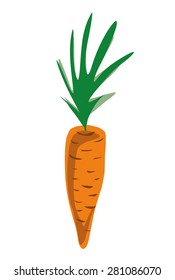 Carrot, vector Illustration eps 8