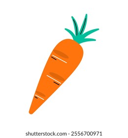 Carrot Vector Illustration. Good for Easter Elements.