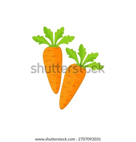 carrot vector, Orange Carrot with Leaves Icon, Carrot Vegetable Flat Design, leaf, Fresh Carrot Vector Illustration, Fresh vegetables