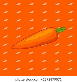 carrot vector shape fully editable ready for use.