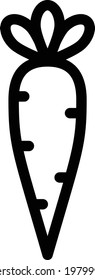 Karottenvektorsymbol