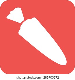 Carrot, vegetable, food icon vector image. Can also be used for eatables, food and drinks. Suitable for use on web apps, mobile apps and print media