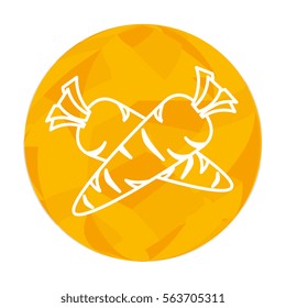 carrot vegetable fresh icon